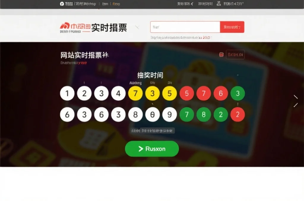 实时开奖结果页面，包含刷新按钮